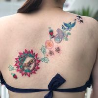 イチゴ、ヤモリtattoo♡