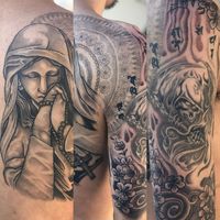 素晴らしいです！マリア様tattooのS様　完成編