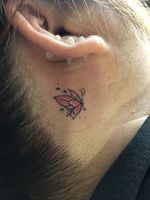 ２回目耳裏tattoo K様