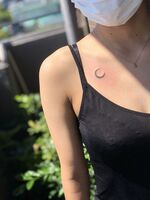 可愛い月のtattoo