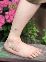 レタリングtattoo Tさん