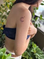 イメージよりも素敵なtattooになり 驚きと嬉しさでいっぱいです。