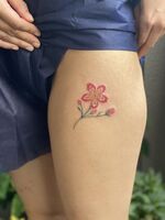 朝活もご一緒です♡Mさん桜Tattoo