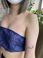 5/6　初めてのtattoo　yogitattooで良かったと！