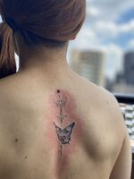 カラフル蝶のパワーで感情解放tattoo