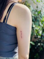 ローマ数字tattoo