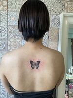 モルフォ蝶ファーストtattoo♡