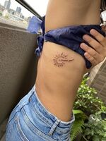 M様☆太陽と月のtattoo