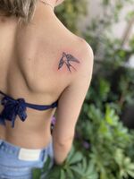 飛び立つツバメ☆fasttattoo